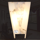 新款云石壁灯欧式壁灯方型壁灯客厅卧室书房壁灯酒店别墅工程壁灯