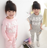 2016春秋装新款韩版米奇老鼠女童套装休闲运动长袖两件套中小童