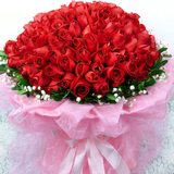 99朵红玫瑰花上海鲜花速递生日鲜花求婚鲜花普陀区鲜花母亲节鲜花
