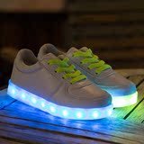 2016秋季儿童发光鞋LED充电七彩亮灯鞋男童女童板鞋中大童闪灯鞋