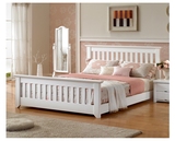 特价实木床美式乡村实木床白色单人床双人床实木家具儿童床定做