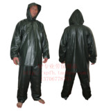 030A橡塑套装雨衣 渔业防酸碱防油防水加厚雨具男女骑行分体成人