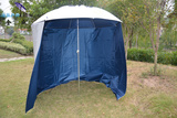 金威铝直钓鱼伞2米半围裙万向防雨防紫外线  防晒围布帐篷垂钓伞
