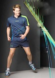 【生命在于运动】多尼克乒乓球服速干运动服T恤 男球服 男短袖