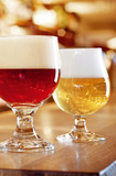 比利时进口Durobor加厚水晶玻璃郁金香啤酒杯子 家用高脚粉象酒杯