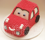 【正品】上海先卓仿真蛋糕模型 塑胶生日模型样品 卡通红色小汽车