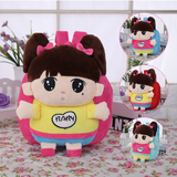 韩版可爱卡通儿童毛绒娃娃1-2-3岁幼儿园书包男女童小孩双肩背包