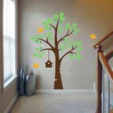 大树小鸟温馨家居墙贴纸 儿童房幼儿园客厅卧室装饰壁画贴纸贴画