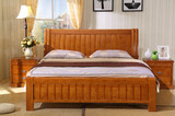 厂家直销新款加厚纯实木（橡木）优质床铺福州市包送货上安装