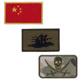 中国国旗臂章刺绣魔术贴章特种战术胸章户外腰包背包服饰服装专用