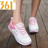 2016正品361新款网面运动女鞋平底系带超轻女跑步鞋透气学生女鞋