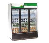 达克斯冰柜LG-1020直冷 商用立式冷藏展示柜 三门饮料冷藏柜