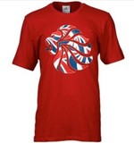 1500减50现货正品英国版 阿迪达斯adidas 红色狮头短袖男士T恤
