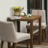 实木餐桌 方桌子小户型家具2人4人餐桌椅子组合咖啡厅奶茶店桌椅