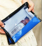 透明化妆包韩国韩版防水化妆袋洗漱包袋收纳包手拿包简约小号便携