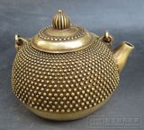 古玩杂项 铜器收藏/摆件 纯铜铜壶批发   仿大清御制铜壶