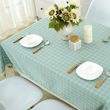 简约欧式田园防水防烫格子餐桌布台布茶几布正长方形圆桌布艺定制