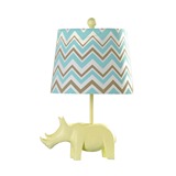 出口北欧创意彩色小象树脂台灯简约现代儿童房书房女儿卧室床头灯