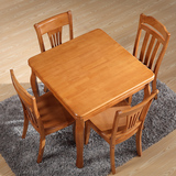 纯实木方桌餐台四方桌正方形餐桌饭桌实木餐桌椅组合包物流
