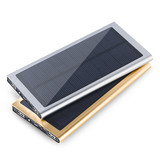 太阳能超薄充电宝20000毫安通用手机聚合物移动电源智能便携可爱