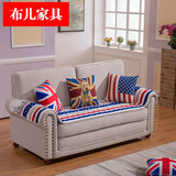 宜家多功能沙发床1.8米可折叠小户型美式双人布艺沙发1.5米1.2米