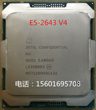 Intel xeon至强E5-2643 V4 正显CPU 3.4G主频6核心12线程