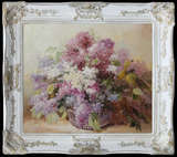欧式实木画框定制白色花卉人物画框相框镜框宽度9.5cm厚度5.5cm