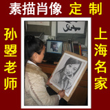 中秋节礼品 上海徐家汇 名人名家 油画卡通 漫画 Q版肖像