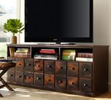 上海实木家具定制客厅实木电视柜 美式电视柜 组合柜 卧室电视柜