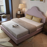 布艺床 床高档美式布艺床北欧可储物床欧式床1.8米简约现代双人床