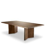 loft美式实木办公桌原木餐桌老板桌会议桌复古餐桌实木休闲长桌
