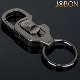 jobon中邦钥匙扣男腰挂商务钥匙圈活动扣汽车钥匙链高档创意礼品