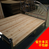 出租屋实木床板1.8 1.5 1.2米单双人宿舍床垫木头硬床板杉木板