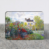 莫奈油画作品 莫奈的亚嘉杜花园 创意冰箱贴 软胶磁贴