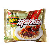 韩国进口零食品 方便面 农心炸酱面/橄榄面140g 速食泡面 干拌面