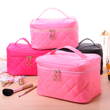 包邮韩国时尚手提化妆包 收纳包专业化妆手提袋 大容量可折叠女包