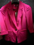 韦韦专柜正品2016春季新款时尚修身休闲女装小西装外套V9277促销