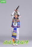 儿童高山族演出服少儿苗族舞蹈服装少数民族土家族佤族表演服装男