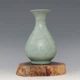 宋 官窑 天晴釉 玉壶春瓶 古董瓷器古玩古瓷器老物件全手工收藏