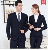 杭州安贵服饰男女西装套装商务开会正装男女同款职业装套装长袖