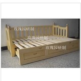 特价纯实木床儿童床，单人床 双人床 抽拉床 推拉床 拖床 子母床