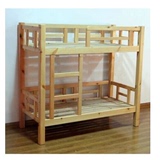 批发幼儿园专用床儿童床实木午睡床带护栏 单人双人双层床家用