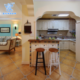 五彩精灵地中海仿古砖 地砖 500x500圆角砖 客厅美式瓷砖欧式厨房