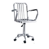 简约现代创意金属铁艺不锈钢升降旋转靠背扶手会议职员办公电脑椅