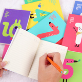 日韩国创意数字封面小笔记本子 日记本可爱清新记事本 小学生文具