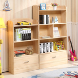 特价儿童实木书架学生松木书柜书橱自由组合储物柜置物架带抽屉