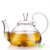 特价大容量耐热玻璃高把欧式茶壶 带过滤花草泡茶器 新品透明新款