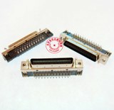 SCSI 50PIN焊板公座 50针90度 弯脚焊板插头 CN型 50针弯角焊板