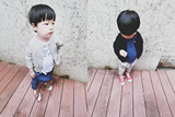 韩国代购童装小童16夏季薄款男童棉麻防晒衣 女宝宝上衣开衫外套
