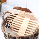竹制锅垫创意镂空易散热实用隔热垫防烫餐垫杯垫 汤锅餐桌隔热垫